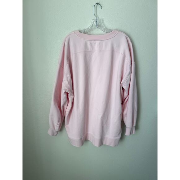 Lululemon Porcelain Pink Perfectly Oversized Crew Size Large - Picture 4 of 9